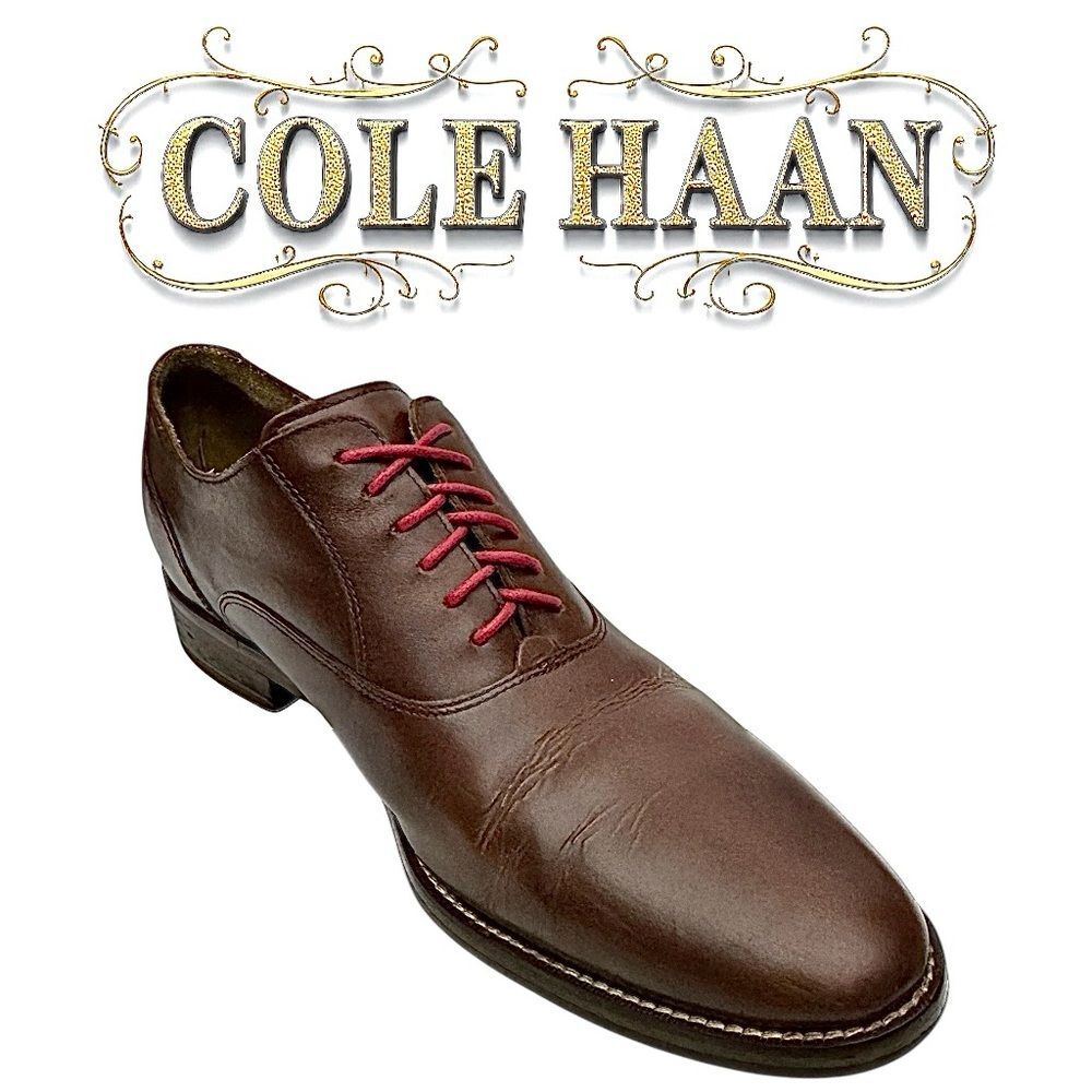 Cole Haan Grand OS Leather Oxford Dress Shoes Size 10.5 Men’s C12848 EUC